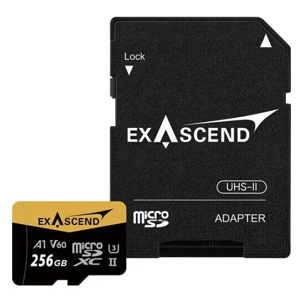 Exascend Catalyst UHS-I A2 U3 V30 256 GB Micro SD Kart