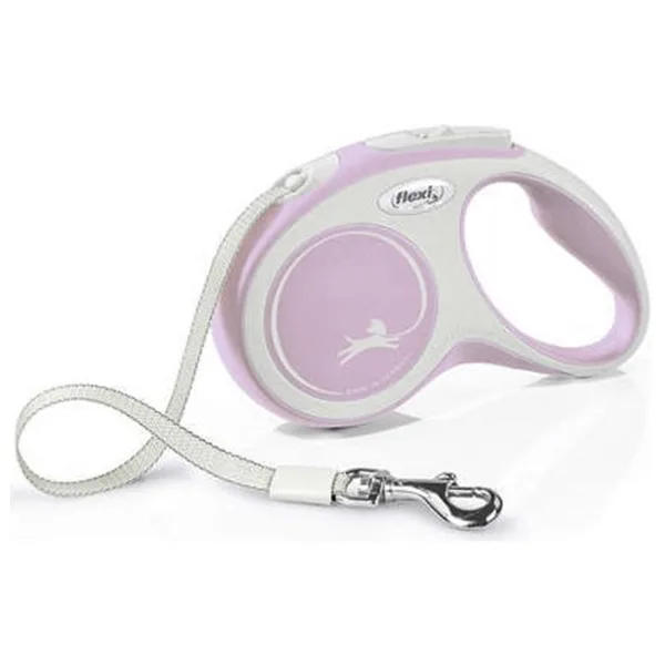Flexi New Comfort 5 m Şerit Small Lila Otomatik Köpek Tasması