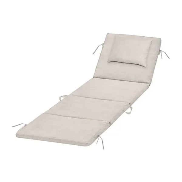 HAEGS Haegs Plaj Minderi, Plaj Çantası Tasarımlı, Katlanır Plaj Matı, Yastıklı, Plaj Şezlong Minderleri, 22 Dens 180x53x2cm - Bej