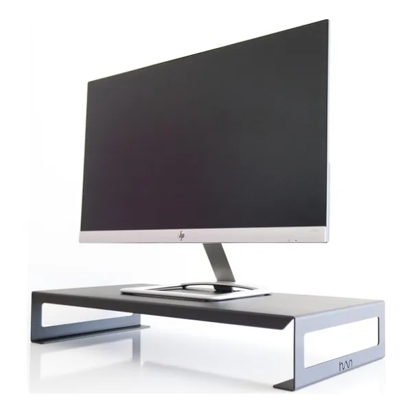 Hansdo Monitör Standı - Monitör Yükseltici - Laptop Standı - Metal - Siyah - Sms3bl