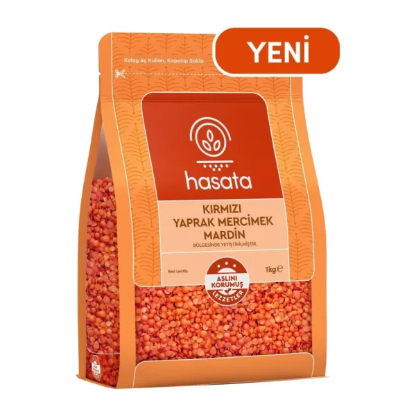 Hasata Mardin Kırmızı Mercimek 1 kg 12'li