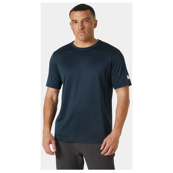Helly Hansen HH Tech 2.0 HHA.49584-597 Lacivert Kısa Kollu Bisiklet Yaka Erkek Tişört