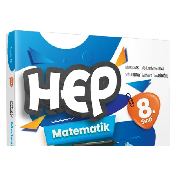 Hiper Zeka Yayınları 8. Sınıf Haftalık HEP Matematik 40 Deneme