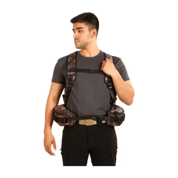 Hunthink Vestpack Orman Kamuflaj Çantalı Avcı Yeleği