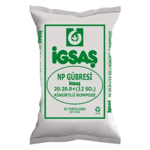 İgsaş 20 Kg Taban Gübresi Kaliteli Kompoze Gübre Fosfor Potasyum Toprak Altı Gübre