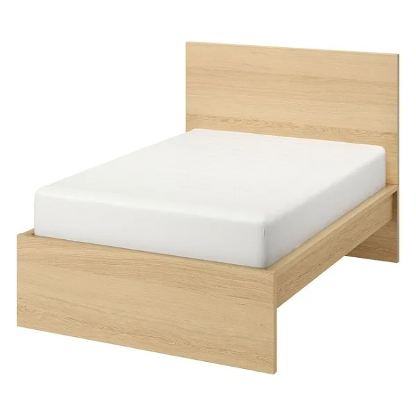 IKEA Meşe Fonksiyonel Çift Kişilik Karyola 160X200 cm - 160 x 200 cm