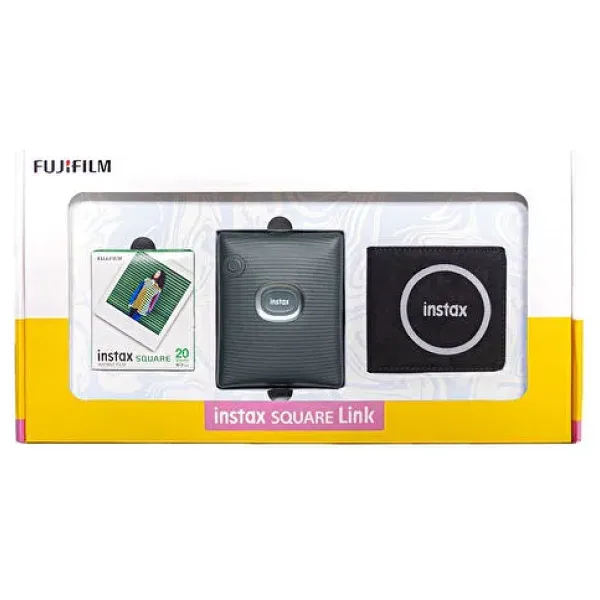 İnstax Square Link Yeşil Akıllı Telefon Yazıcısı Bundle Box