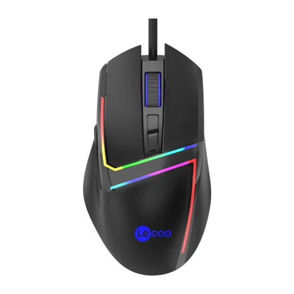 Lenovo Lecoo MS106 RGB Ergonomik Optik Kablolu Oyuncu Mouse