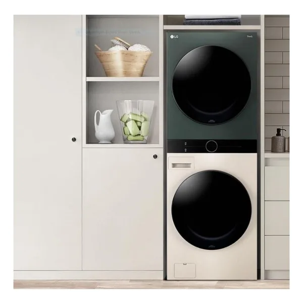 LG Washtower W4W8BVKK2HM 1400 Devir 12 kg / 10 kg Kurutmalı Çamaşır Makinesi