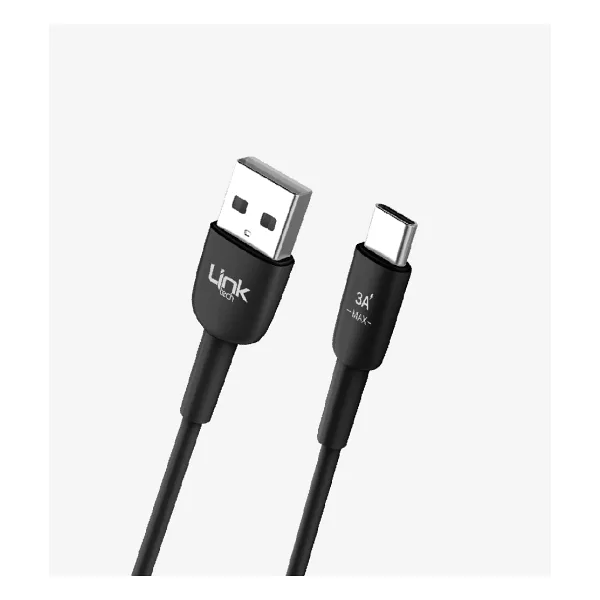 LinkTech K602 1 m 3A Type-C Şarj Kablosu Beyaz