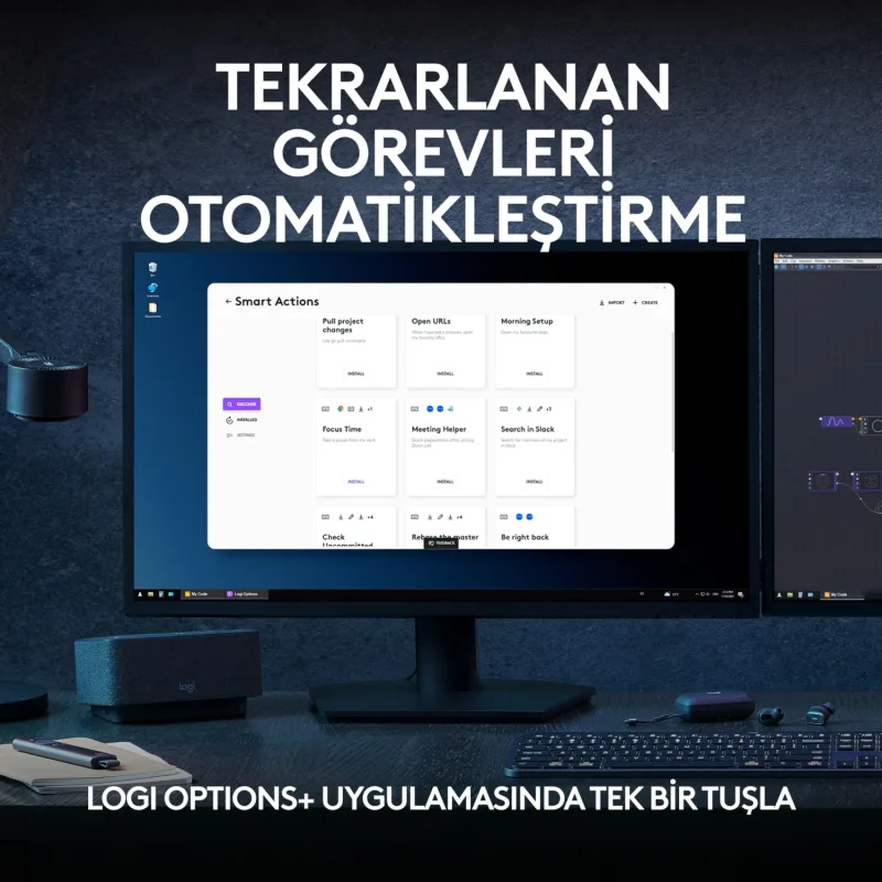 Logitech Mx Keys S Türkçe Q Kablosuz Klavye - Görsel 3