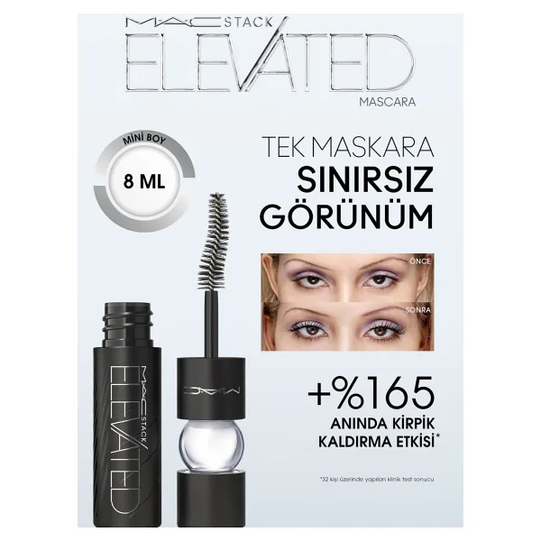 M.A.C MACStack Elevated Hacim Veren Mini Siyah Maskara