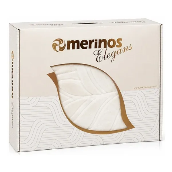 Merinos Elegans Kalın Embos Tek Kişilik Kutulu Battaniye (160x220)