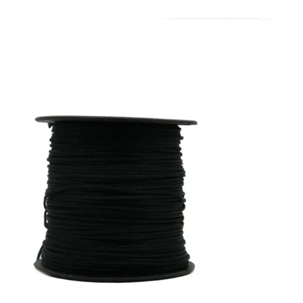 Mg Ropes Paraşüt İp, Bileklik, Tesbih ve Hobi İpi 1 mm 100 Metre Makara Siyah