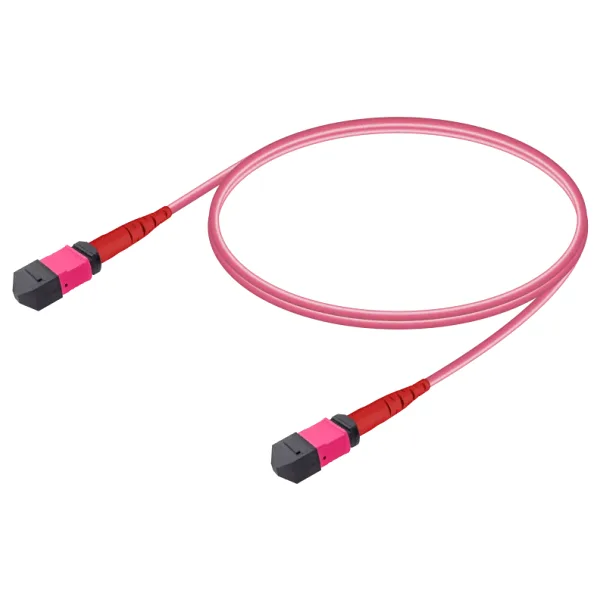 MPO MPO Base-12 Multi-Mod Fiber Patch Cord OM4 Polarite B 10 Metre