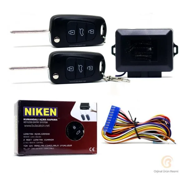 Niken Merkezi Kilit için Sustalı Açma Kapama Kumanda Seti