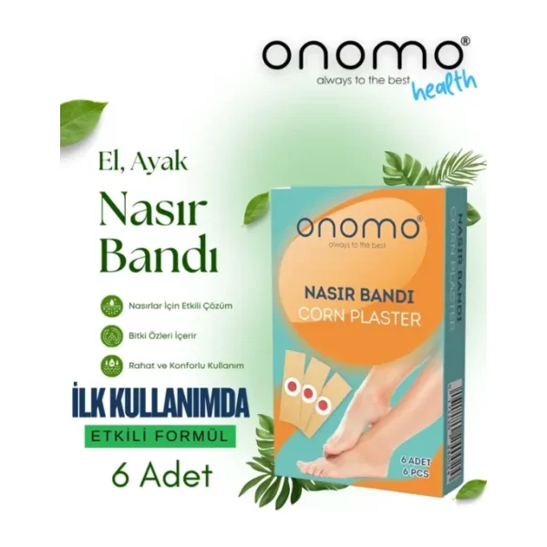 Onomo Nasır Bandı Nasır Yakısı 6 Adet