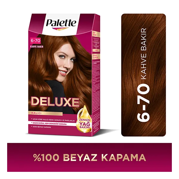 Palette Deluxe 6.70 Kahve Bakır Saç Boyası