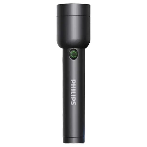 Philips SFL1236 3W 300 Lümen Şarj Edilebilir Led El Feneri Siyah (200Mt Menzil, Ip44) (Ramwhite Garantili)