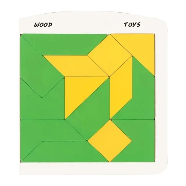 Pilsan 02-015 Desen Kartlı Tangram