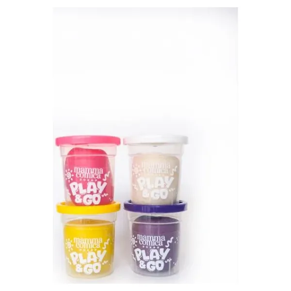 Play & Go 4 Lü Doğal Renkli Oyun Hamuru Seti (4 Renk X 65 Gr)