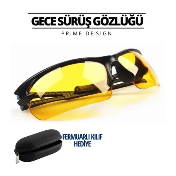 Prime Gece Sürüş Ve Sis Gözlüğü Özel Kutulu