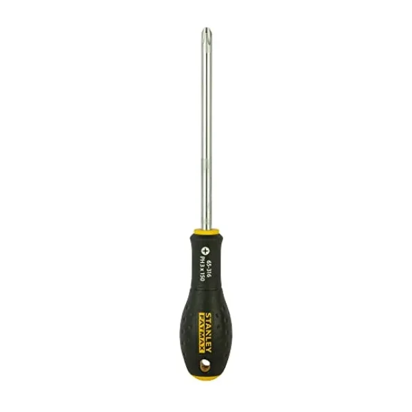 Stanley FatMax tornavida Phillips PH3 150 mm Schwertlaenge krom-vanadyum ergonomik yumuşak saplı el, 0-65-316