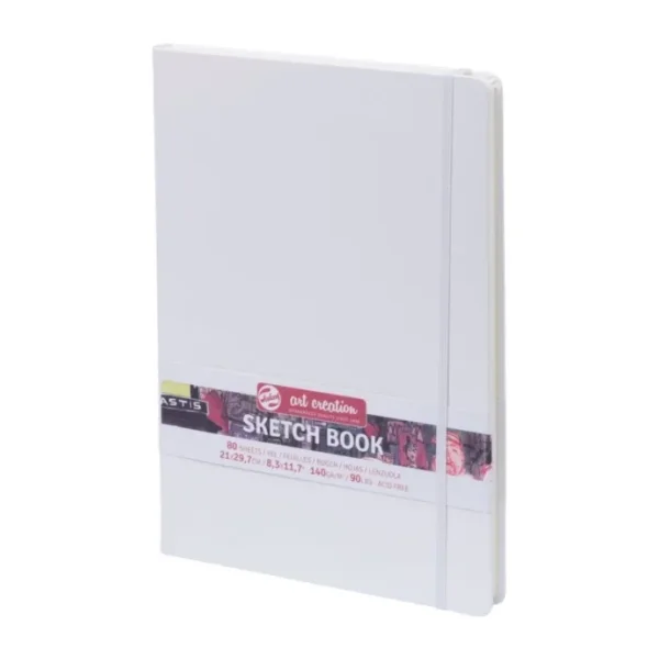 Talens Sketchbook Sert Kapak Eskiz Çizim Defteri 21 x 29 cm. A4 140 gr 80 Yaprak Beyaz