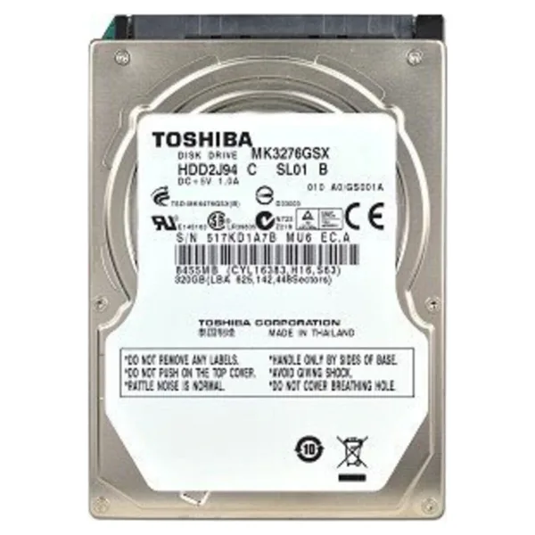 Toshiba MK3265GSX SATA 5700 RPM 2.5" 320 GB Harddisk
