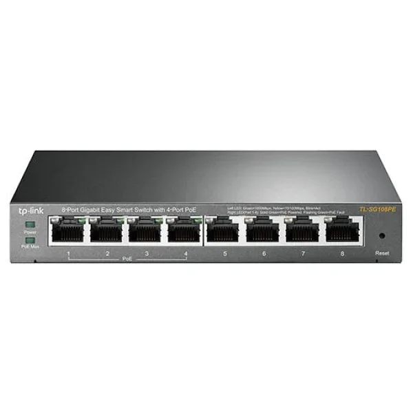 TP-LINK Omada TL-SG108PE 8 Port Gbit EasySmart