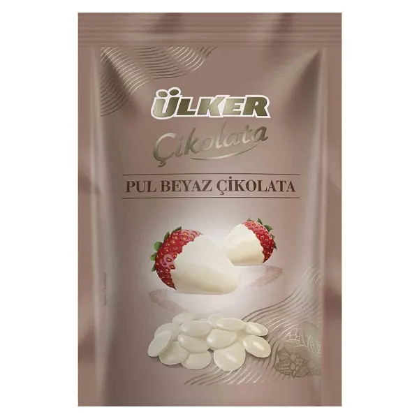 Ülker 100 gr Beyaz Pul Çikolata