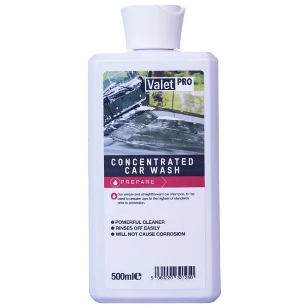 Valet Pro Concentrated Car Wash - Konsantre Ph Nötr Yıkama Şampuanı 500ml