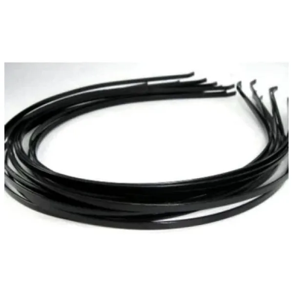 ycldantel 12 Adt 3mm Siyah Metal Tel Taç