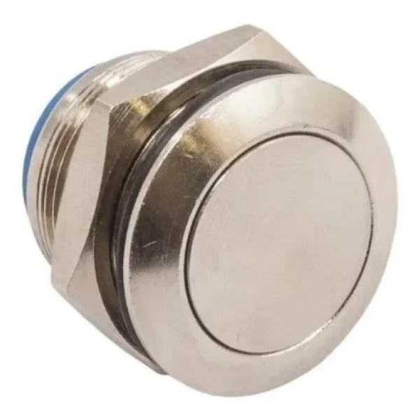 19mm Düz Yaylı Metal Buton - AV09C703