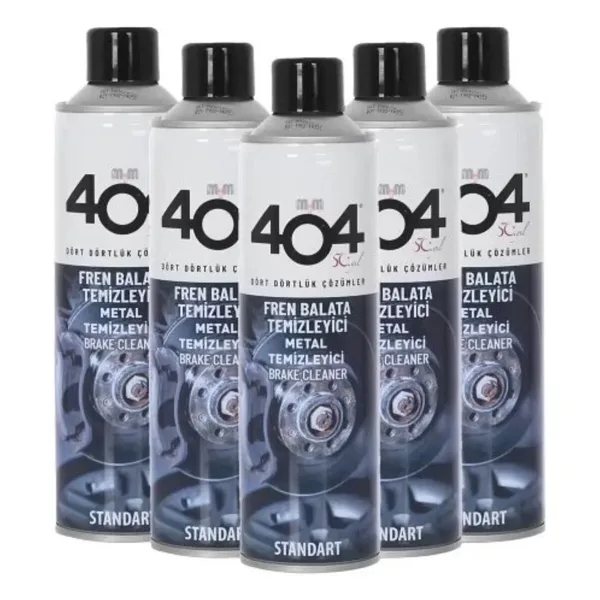 404 Kimyasal 404 F1 Fren Balata Temizleyici 500 Ml 5 Adet