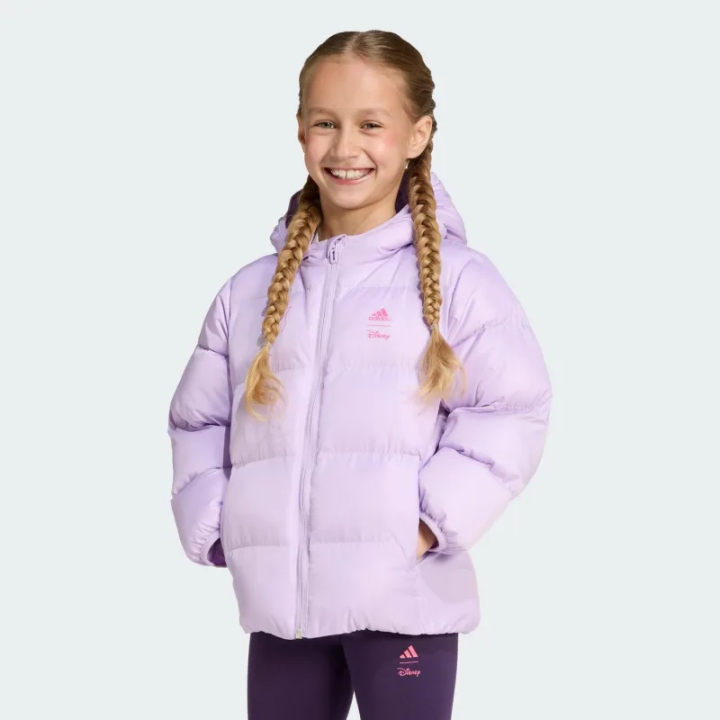 Adidas Disney Minnie Mouse JL9194 Kapüşonlu Çocuk Şişme Mont