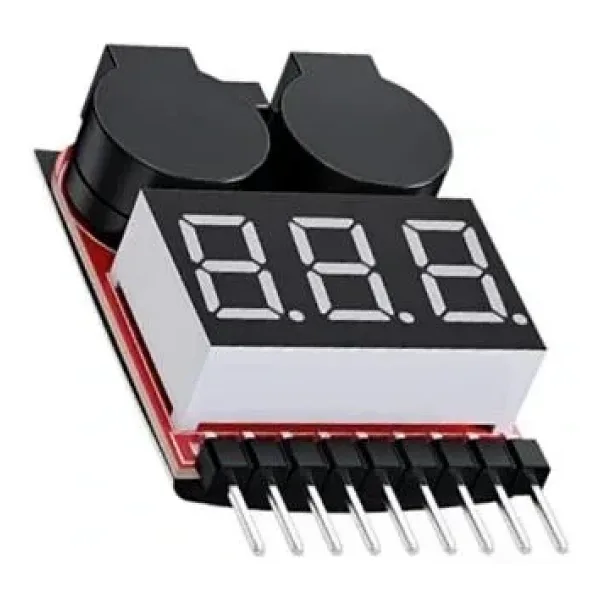 Arduino 1S-8S LiPo Voltaj Ölçer Cihazı Alarm Modülü