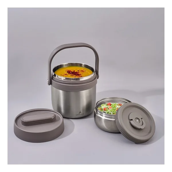 Aryıldız Bento Steel 1400 ml Yuvarlak Lunch Box