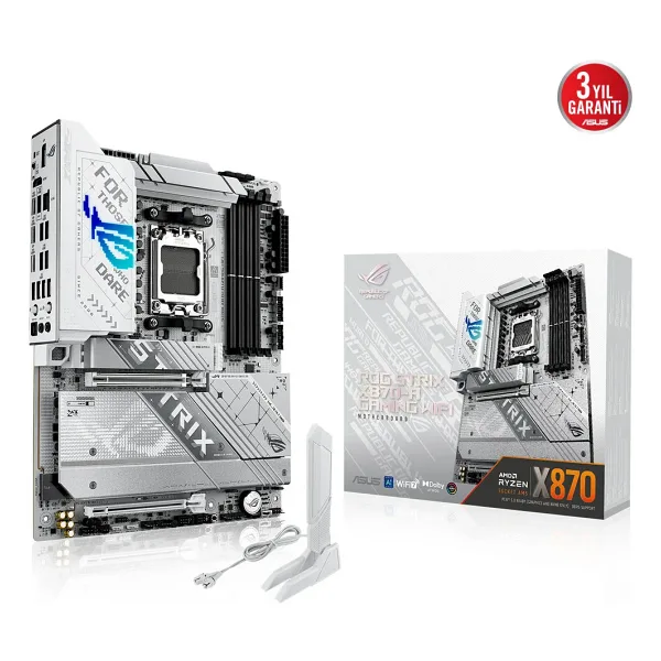 ASUS ROG STRIX X870-A GAMING WIFI 4xDDR5 DP/HDMI 4xM.2 AM5 ANAKART