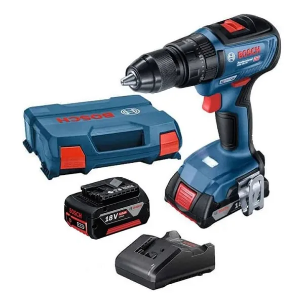 Bosch GSR 18V-50 Çift Akülü 5 Ah Vidalama Makinesi