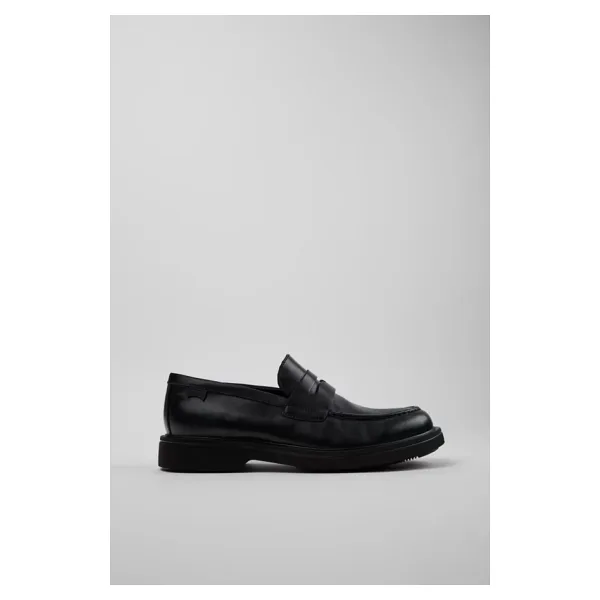 Camper Norman K101001-001 Siyah Deri Erkek Loafer Ayakkabı