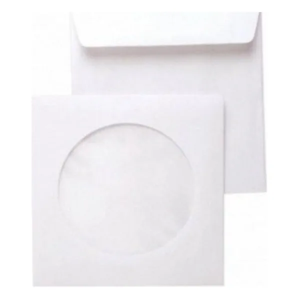 CD ZARFI 90GR BEYAZ PENCERELİ 100 ADET ÜCRETSİZ KARGO