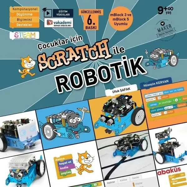 Çocuklar İçin Scratch ile Robotik - Hüseyin Kervan, Ufuk Şafak