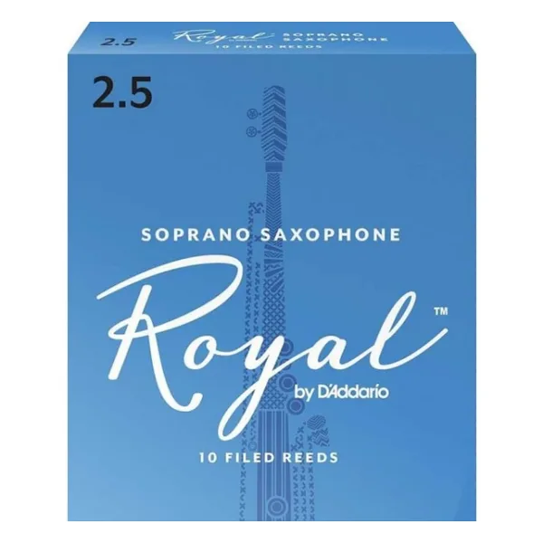 D 'Addario Woodwinds Royal RIB1025 Soprano Saksafon Kamışı No:2.5