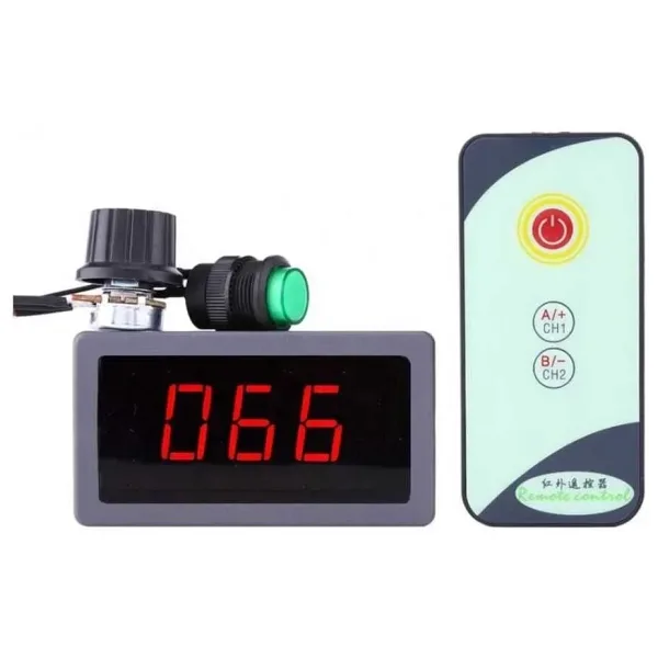 DC 6-30V 5A Ekranlı PWM Motor Sürücü - Kumandalı