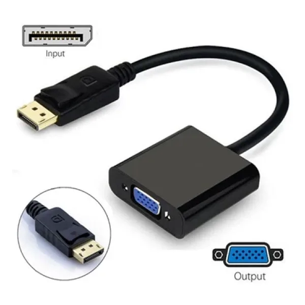 Displayport To Vga Çevirici Adaptör Display Port
