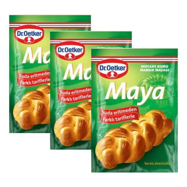 Dr. Oetker 10 gr 3'lü Instant Kuru Maya