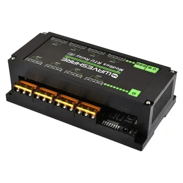 Endüstriyel 8 Kanallı Modbus RTU Ethernet Röle Modülü (E) - RS485 Arayüzü
