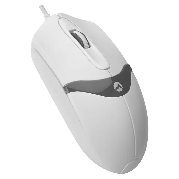 Everest SM-220 Beyaz-Gri Optik Kablolu Mouse