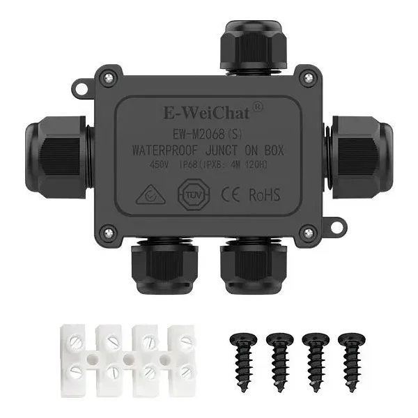 EW-M2068S-5T 5-Yollu Su Geçirmez Kablo Bağlantı Kutusu